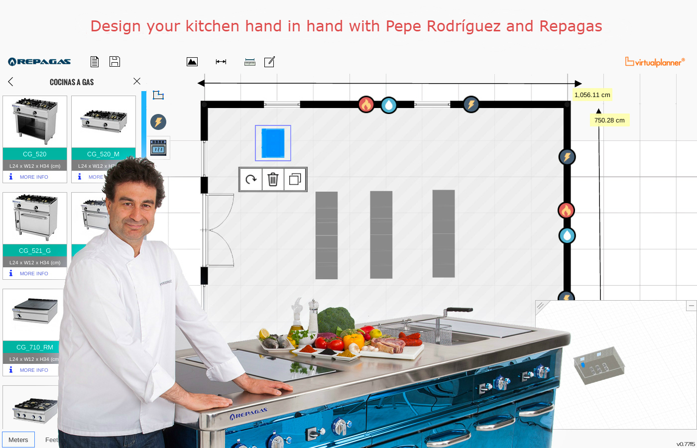 Repagas Virtual Kitchen Designer